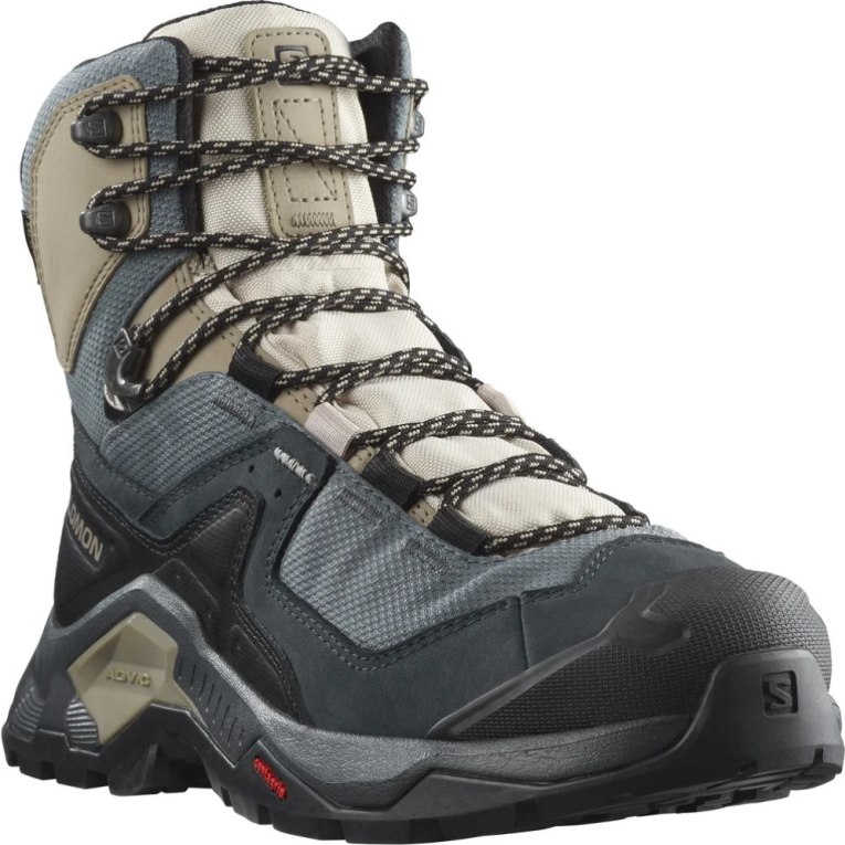 Botas Montaña Salomon Quest Element GTX Mujer Grises Negros Kaki | MX JVBK069